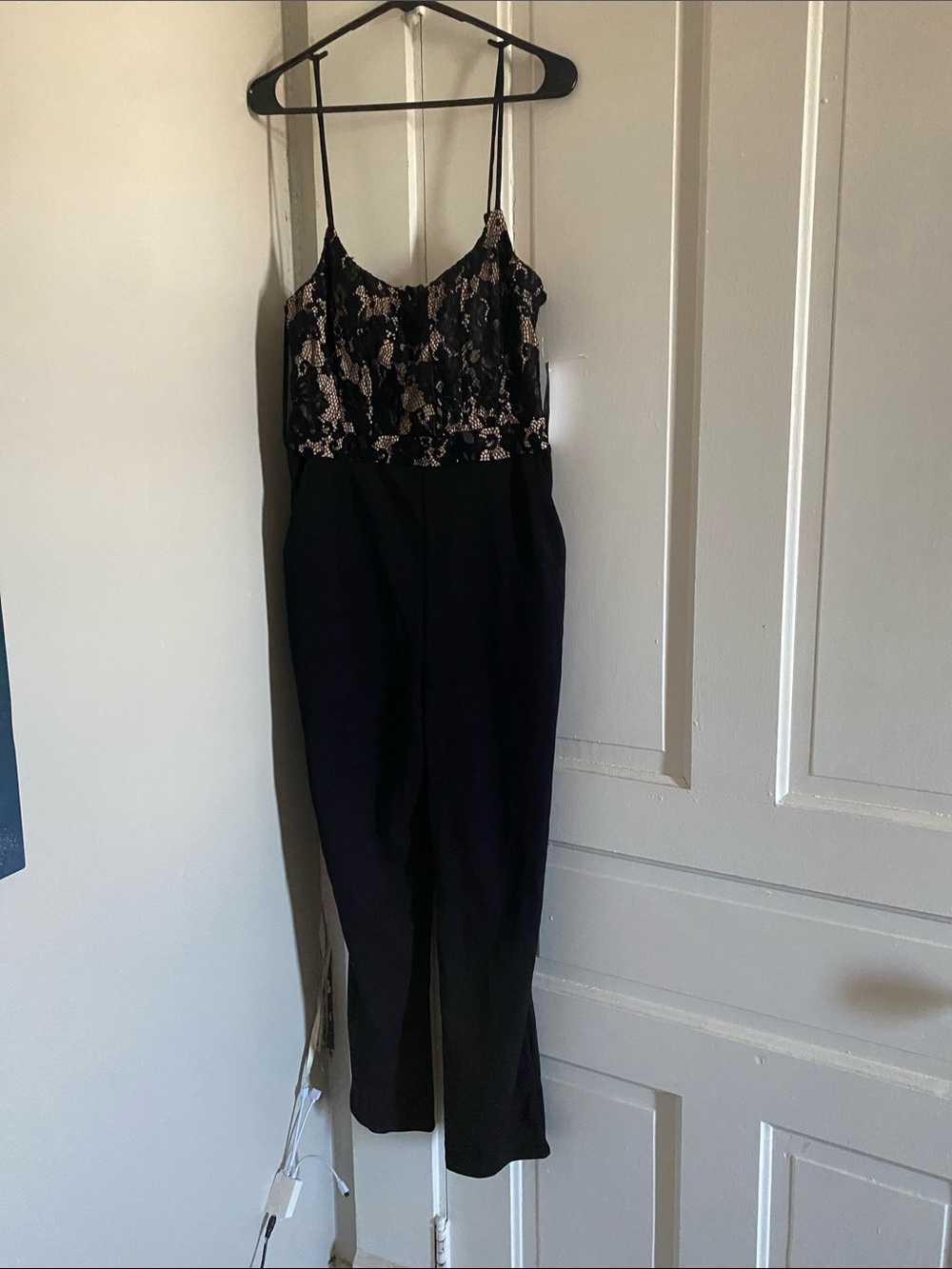 Premier Amour Black Lace Jumpsuit